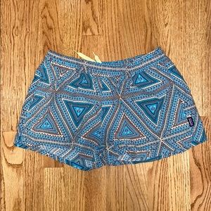 Blue & tan Patagonia shorts